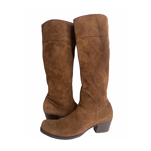 Miu Miu Shoes - MIU MIU Calf Skin Western Knee Boots Square Toe 11